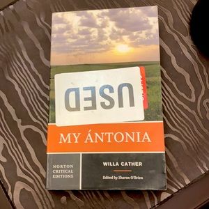 Novel My Antonia by Willa Carter